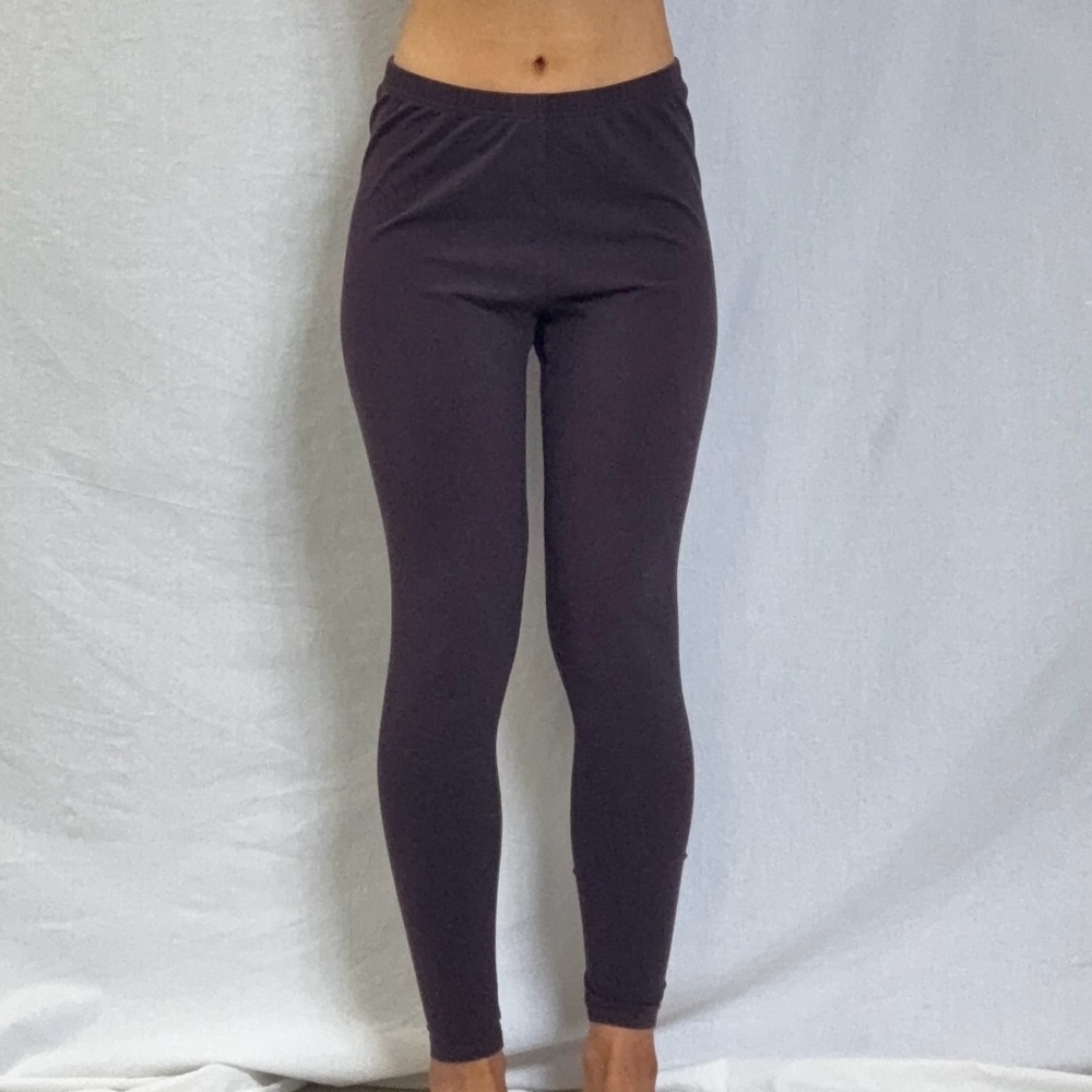 Women’s Dark Purple Slim Fit Leggings
